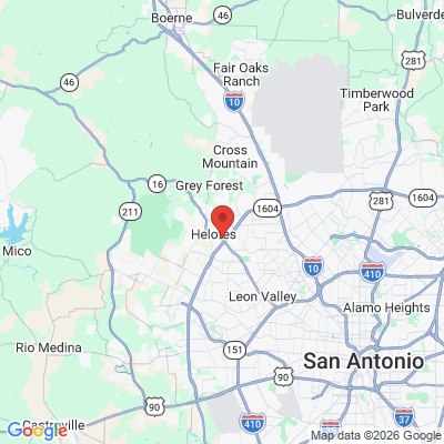 Map to  office in Helotes, TX
