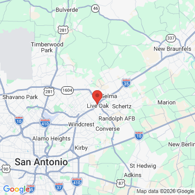 Map to  office in Live Oak, TX