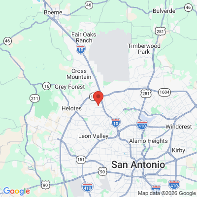 Map to  office in San Antonio, TX