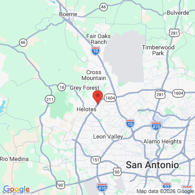 Map to  office in San Antonio, TX