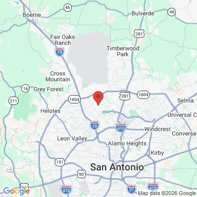 Map to  office in San Antonio, TX