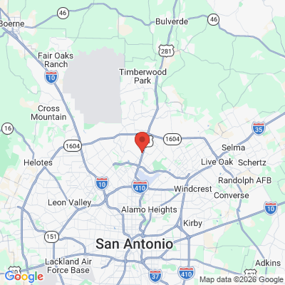 Map to  office in San Antonio, TX