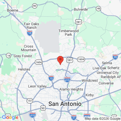 Map to  office in San Antonio, TX