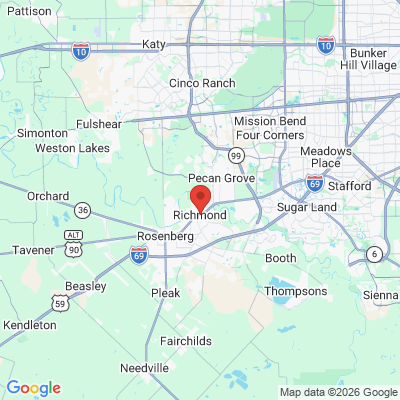 Map to  office in Richmond, TX