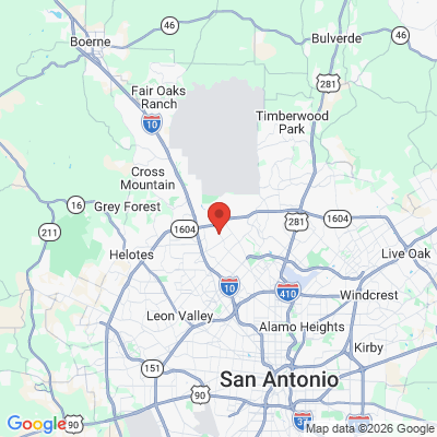 Map to  office in San Antonio, TX