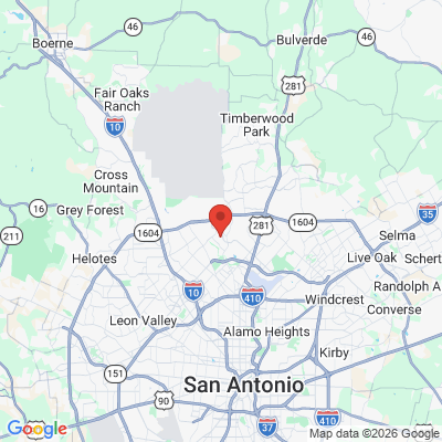 Map to  office in San Antonio, TX