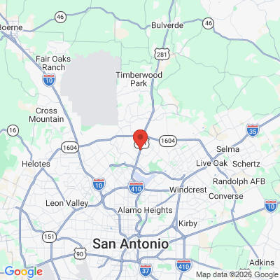 Map to  office in San Antonio, TX