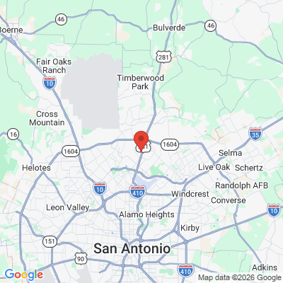 Map to  office in San Antonio, TX