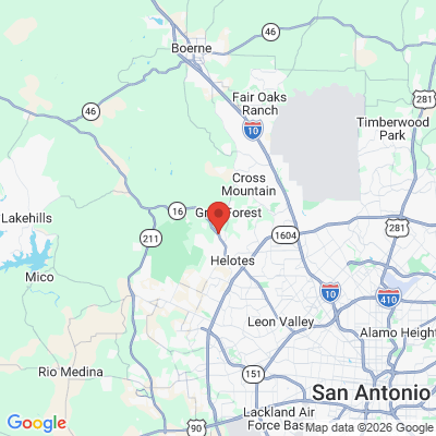 Map to  office in Helotes, TX
