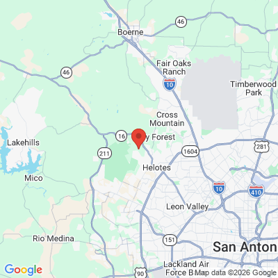 Map to  office in Helotes, TX