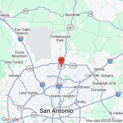Map to  office in San Antonio, TX