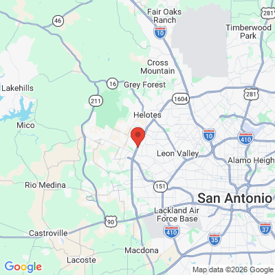 Map to  office in San Antonio, TX