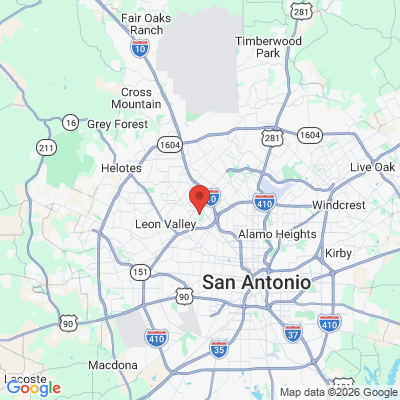 Map to  office in San Antonio, TX