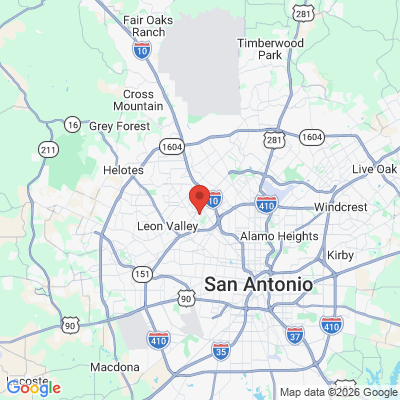 Map to  office in San Antonio, TX
