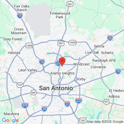 Map to  office in San Antonio, TX