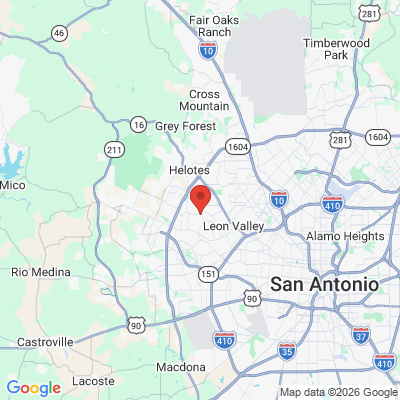 Map to  office in San Antonio, TX