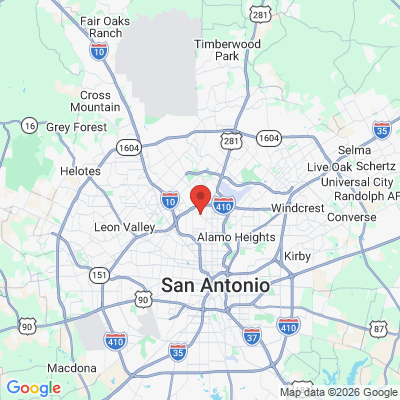 Map to  office in San Antonio, TX