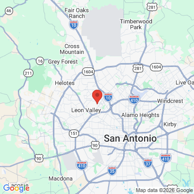 Map to  office in San Antonio, TX