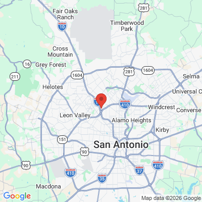 Map to  office in San Antonio, TX