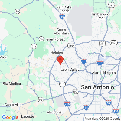 Map to  office in San Antonio, TX