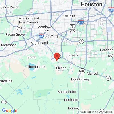 Map to  office in Missouri City, TX