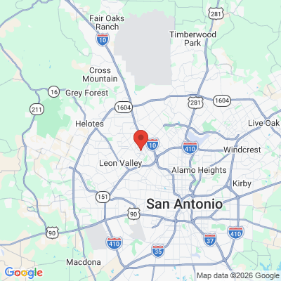 Map to  office in San Antonio, TX