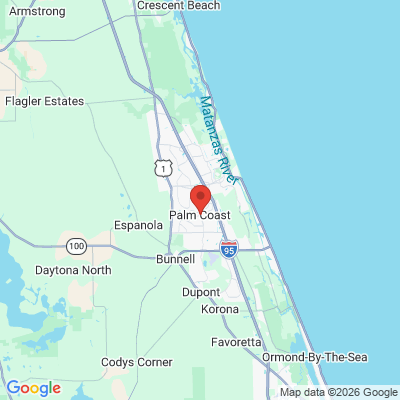 Map to  office in Palm Coast, FL