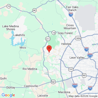 Map to  office in San Antonio, TX