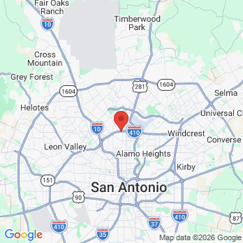 Map to Miner Dental office in San Antonio, TX