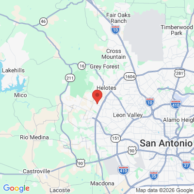 Map to  office in San Antonio, TX