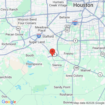 Map to  office in Missouri City, TX