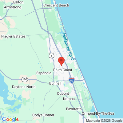 Map to  office in Palm Coast, FL