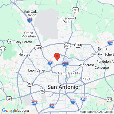 Map to  office in Castle Hills, TX