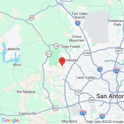 Map to  office in San Antonio, TX