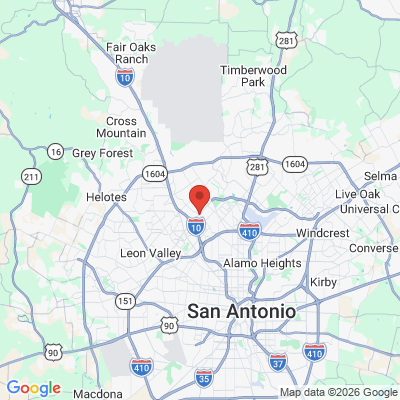 Map to  office in San Antonio, TX