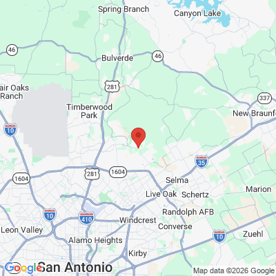 Map to  office in San Antonio, TX