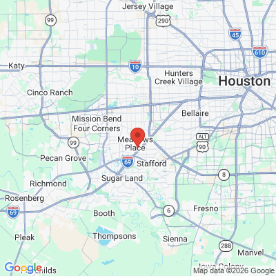 Map to Texas Little Teeth Pediatric Dentistry office in Stafford, TX