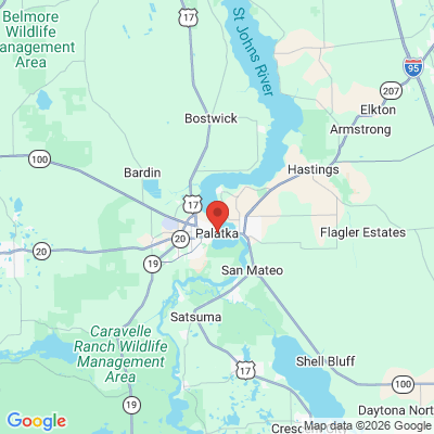 Map to  office in Palatka, FL