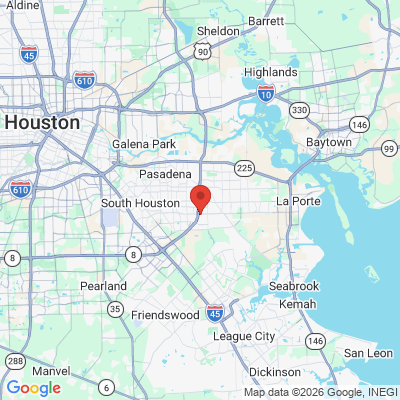 Map to  office in Pasadena, TX