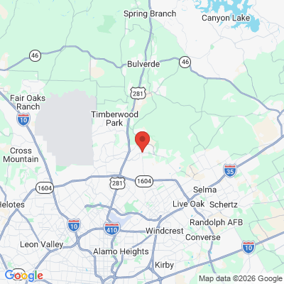 Map to  office in San Antonio, TX