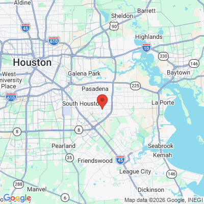 Map to  office in Pasadena, TX