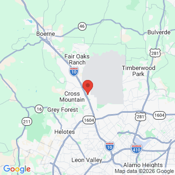 Map to Dominion Dental Spa office in San Antonio, TX