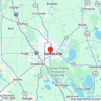 Map to  office in Gainesville, FL