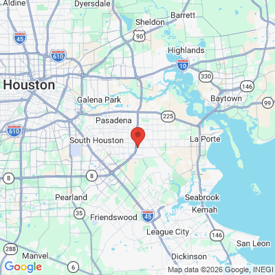 Map to  office in Pasadena, TX