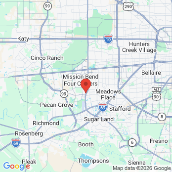 Map to Star Plus Dental  office in Sugar Land, TX