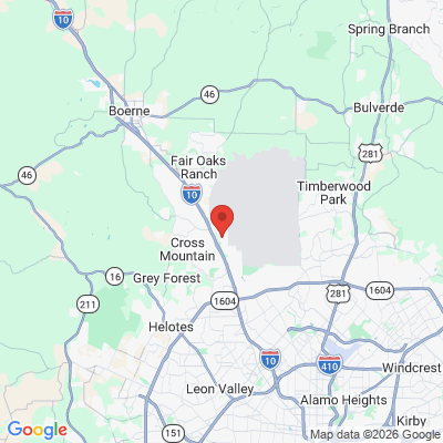 Map to  office in San Antonio, TX