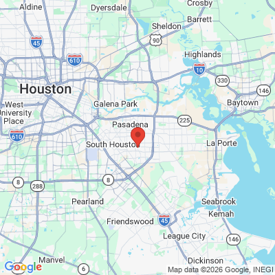 Map to  office in Pasadena, TX
