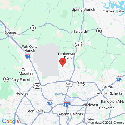 Map to  office in San Antonio, TX