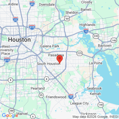 Map to  office in Pasadena, TX