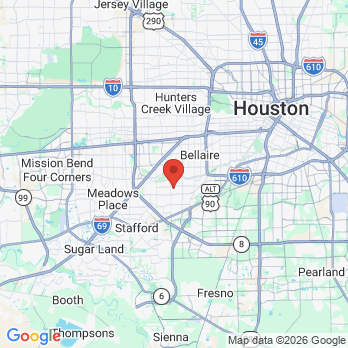 Map to 1997 office in Houston, TX